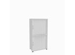 Rollladenschrank, 4 OH, 2teilig, ohne Mitteltrennwand, B 800 mm, weiß