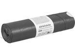 Deiss Abfallsäcke, 120 l, mit Zugband, Stärke 45 μ, LDPE, grau, 10 Stück