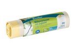 Secolan® Mülleimerbeutel, mit Zugband, 35 Liter, weiß, 20 Stück
