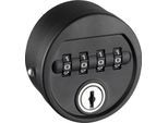 C+P Mechanisches Zahlenschloss WF 1401, vierstellig, schwarz