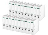 LEITZ® Ordner 1010, DIN A4, Rückenbreite 80 mm, 20 Stück, weiß