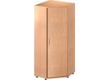 Schäfer Shop Genius Eckschrank TETRIS WOOD, 5 OH, B 800 x H 1910 mm, Höhe inkl. Gleiter, Buche-Dekor