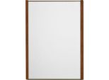 moedel Wandschild LMH, DIN A4, Holz- und Aluminiumrahmen, Bronze eloxiert, Klebe- oder Schraubmontage, B 221,5 x H 299,5 mm, bronze/Nussbaum