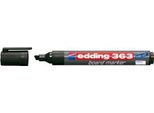 edding Whiteboard Marker 363, Keilspitze, 10 Stück, schwarz