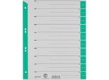 LEITZ® Trennblätter A4 1652, zur freien Verwendung, 25 Stück, grün
