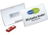 Durable Namensschilder Click Fold, mit Magnet, 54 x 90 mm, 10 Stück