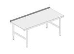 Rückwandboard für Pack- und Arbeitstisch Rocholz System 2000, B 2000 x T 40 x H 40 mm, hellgrau