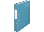 Leitz® Ordner 180° Cosy, A4, 180°-Präzisionsmechanik, Schreibschild & Griffloch, Rückenbreite 50 mm, blau
