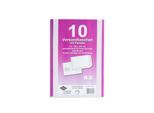 Versandtaschen Eurokuvert, DIN C5, mit Fenster, haftklebend, 10 Stück, Papier, weiß