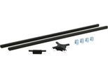 Verbindungsschiene lang für PE-Flächenschschutzsysteme, Polyethylen (HDPE) schwarz, B 1140 x T 15 x H 15 mm