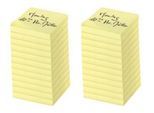 Schäfer Shop Select Haftnotizen, 75 x 75 mm, 100 Blatt, 24 Stück, gelb