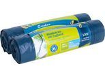Secolan® Mülleimerbeutel, mit Zugband, 120 Liter, blau, 10 Stück