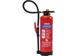 Feuerlöscher Gloria® WKL 6 PRO, DIN EN 3, Leistung 21 A, ideal für Li-Ionen Akkus bis 642 Wh, 6 l, 65 s, 4 m, Schlagknopf, Löschlanze & Löschpistole