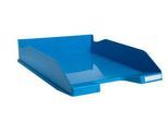 Briefablage Exacompta BEE BLUE Combo-Midi, für Dokumente im Format A4+, stapelbar, Etikettenhalter, Kunststoff, blaugrün, 6 Stück