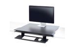 ergotron® WorkFit TX Schreibtischerhöhung, höhenverstellbare Monitorablage/Arbeitsfläche & höhenverstellbare Tastaturablage, bis 18,2 kg, schwarz
