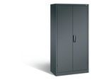 C+P Akkuladeschrank Basic mit Vollblechtüren, H 1950 x B 930 x T 500 mm, Anthrazit
