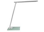 LED-Tischleuchte UNILUX Popy, 5 W, 500 lm, 3000-6000 K, 3 Leuchtstärken, dimmbar, faltbar, silber-weiß