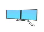 Dualmonitor-Befestigungsset Ergotron, Monitorgröße 17- 24", schwenkbar bis 360°, Tragkraft max. 16,4 kg