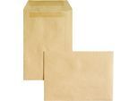 Versandtaschen Eurokuvert, C5, ohne Fenster, selbstklebend, 500 Stück, Papier, braun