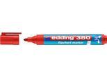edding 380 Flipchart-Marker, Rundspitze, rot, 10 Stück