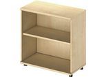 Schäfer Shop Genius Regal TETRIS WOOD, 2 OH, Höhe inkl. Gleiter, B 800 mm, Ahorn-Dekor
