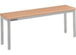 Schäfer Shop Select Sitzbank, für Umkleideräume, B 995 x T 310 x H 415 mm, lichtgrau