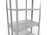 SCHULTE Lagertechnik - Doppel-Grundregal Stecksystem MULTIPlus250 - 3000x1000x(2x400) mm, 14 Böden, verzinkt