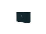 Rollladenschrank, 2 OH, 1teilig, ohne Mitteltrennwand, B 1000 mm, graphit