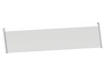 Schäfer Shop Genius Rückseitenblende, für Schreibtisch 135 Grad, H 466 mm, weißaluminium