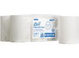 Scott® Handtücher Slimroll 6657, 1-lagig, kompatibel mit diversen Kimberly-Clark™ Papierhandtuch-Spender, Airflex, 6 Rollen á 165 m, weiß