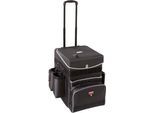 Reinigungswagen Rubbermaid® Quick Cart Medium, 40 l, Außentaschen, Reißverschlusstasche & Innenfächer, Teleskopgriff, wasser-/ölresistent, Teflon®