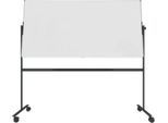 Stativ-Drehtafel Legamaster UNITE, magnetisch, drehbar um 360°, B 2000 x T 12,6 x H 1000 mm, lackierter Stahl, weiß