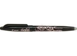 Tintenroller FriXion BALL, Gummispitze, Minendurchmesser 1 mm, Strichstärke 0,6 mm, 12 St., schwarz