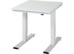 Arbeitstisch Serie adlatus 300, Melamin-Platte, B 750 x T 1000 x H 720 - 1120 mm