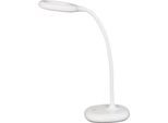 LED-Tischleuchte UNILUX GALY 1800, ideal für das Home Office, Leistung 2 W, 200 lm, 3600 K, Touchdimmer, neigbar, Akkubetrieb, mit USB-Kabel, weiß