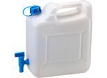 Wasser-Kanister ECO, mit Hahn, 12 l, natur