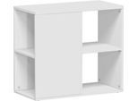 Anstellcontainer PALENQUE, 3-seitig offen, B 400 x T 800 x H 720 mm, lichtgrau