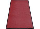 Schmutzfangmatte miltex Eazycare Style, eckig, antistatisch, UV-beständig, waschbar, High-Twist-Nylon & Niltrilgummi, 850 x 1500 mm, braunrot