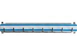 Hakenleiste für 8 Schlüssel, blau