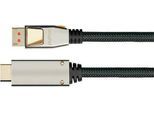 DisplayPort 1.4 Kabel Good Connections Python® Serie, bis 4K, Vollmetallstecker & Nylongeflecht, Länge 2 m, schwarz