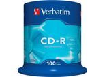 Verbatim CD-R, bis 52fach, 700 MB/ 80 min, 100er-Spindel