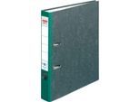 Ordner herlitz maX.file nature, DIN A4, Rückenschild geklebt, Hartpappe, Rückenbreite 50 mm, grün, 1 Stück