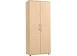 Schäfer Shop Genius Flügeltürenschrank TETRIS WOOD, 5 OH, Höhe inkl. Gleiter, B 800 mm, Buche-Dekor