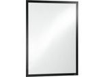 Durable Inforahmen DURAFRAME® Poster, A1 Hoch-/Querformat, für 2 Poster, selbstklebend, aufklappbarer Magnetrahmen, B 639 x T 28 x H 886 mm, PET, schwarz