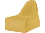 Sitzsack BOOGIE WOOGIE, Filzimitat, senf, B 700 x T 1000 x H 800 mm