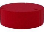 Nowy Styl Sitzpouf Tri.Ply L, modular, Blazer-Stoff, ø 115 cm, rot