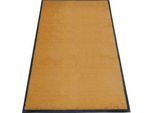 Schmutzfangmatte miltex Eazycare Style, eckig, antistatisch, UV-beständig, waschbar, High-Twist-Nylon & Niltrilgummi, 850 x 1500 mm, braunbeige