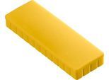 MAUL Solidmagnete, 54 x 19 mm, 10 Stück, gelb