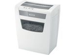 Leitz IQ Home Office Aktenvernichter P4, Partikelschnitt 4 x 28 mm, 23 l, 10 Blatt Schnittleistung, Anti-Papierstau-Technologie, weiß