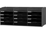 PAPERFLOW Sortierstation, DIN A4+, Polystyrol, schwarz